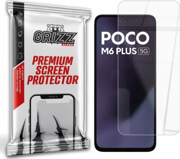 GrizzGlass hybridglass til Xiaomi POCO M6 Plus 5G