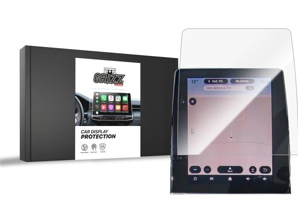 GrizzGlass keramisk folie GrizzGlass CarDisplay Protection til Renault Zoe 9,3" 2019
