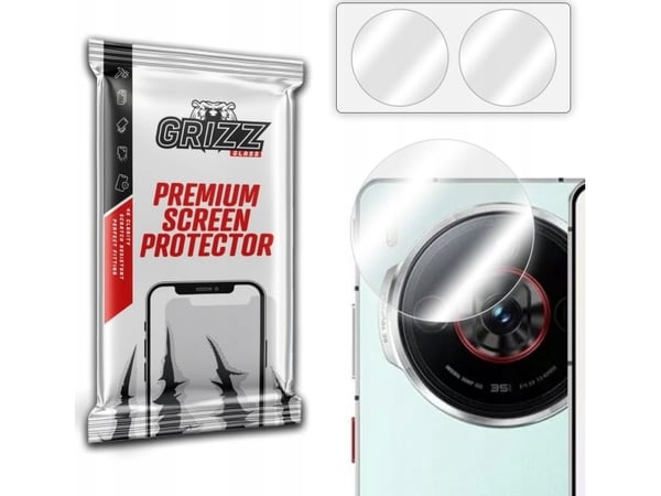 GrizzGlass Kamera Glass GrizzGlass HybridGlass kamera for ZTE Nubia Z60S Pro