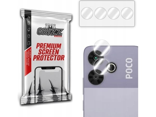 GrizzGlass Kamera Glass GrizzGlass HybridGlass kamera for Xiaomi POCO M6 Plus 5G
