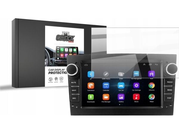 GrizzGlass GrizzGlass CarDisplay Protection keramisk folie for Android Opel bilradio 2DIN 7"