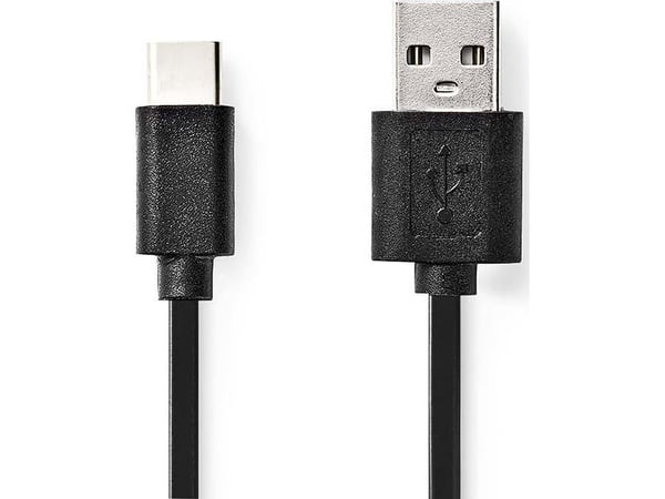 Nedis CCGL60600BK30, 3 m, USB A, USB C, USB 2.0, 0,48 Gbit/sek., Lajittelu