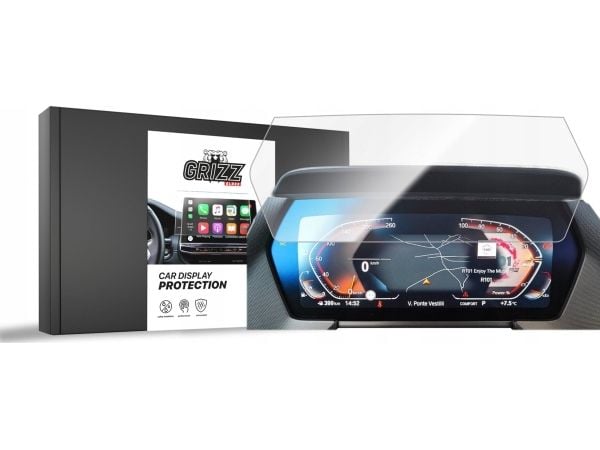 GrizzGlass keramisk film GrizzGlass CarDisplay Protection for BMW 1 F40 Live Cockpit 10,25" 2019-2024 [2w1]