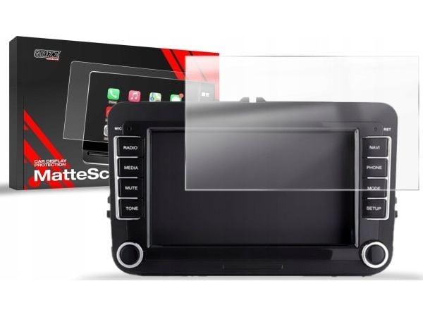GrizzGlass GrizzGlass CarDisplay Protection matt folie for Android GoMedia 7021 2DIN 7" Volkswagen Skoda Seat bilradio