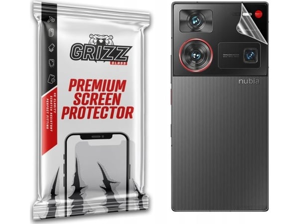GrizzGlass skjermbeskytter bak GrizzGlass SatinSkin til Nubia Z60 Ultra Leading