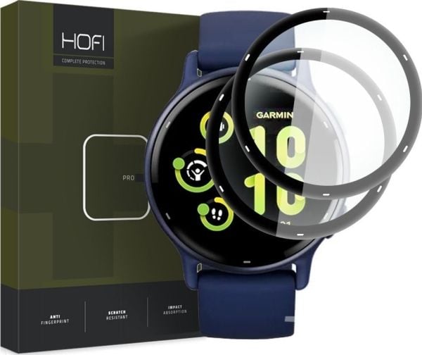 Hofi HYBRID GLASS HOFI HYBRID PRO+ 2-PAKK GARMIN VIVOACTIVE 5 SVART