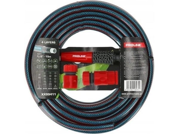 Proline 1/2" 15 m 15 m prolino žarna su jungtimis