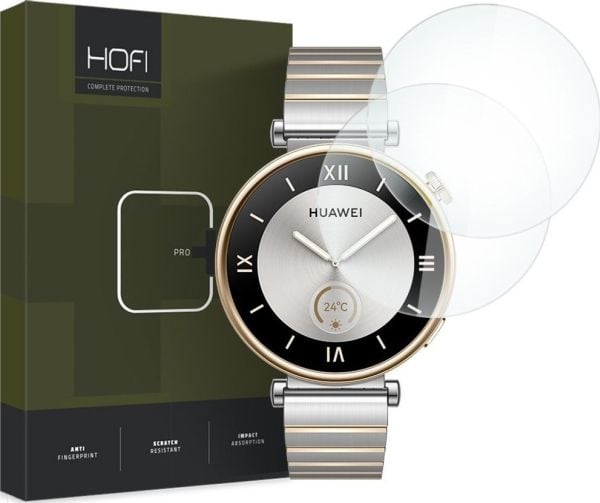 Hofi HERDET GLASS HOFI GLASS PRO+ 2-PAKK HUAWEI WATCH GT 4 (41 MM) KLAR