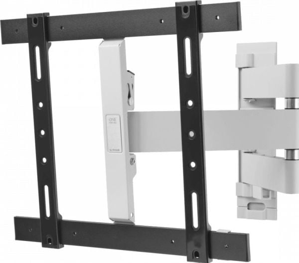 One For All WM6454, 81,3 cm (32"), 195,6 cm (77"), 200 x 100 mm, 400 x 400 mm, 0 - 6°, Sort, Hvit