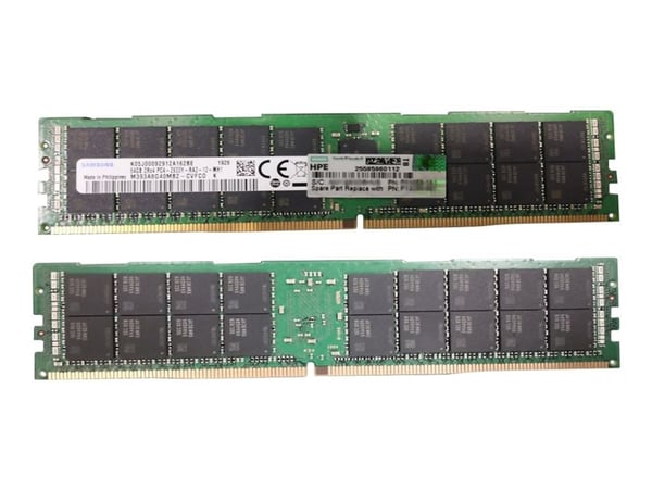 HPE SmartMemory - DDR4 - modul - 64 GB - DIMM 288-pin - 2933 MHz / PC4-23400 - CL21 - registrert - for ProLiant DL325 Gen10, DL385 Gen10