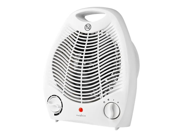 Nedis - Varmevifte - bordtopp, frittstående - 2 kW - hvit