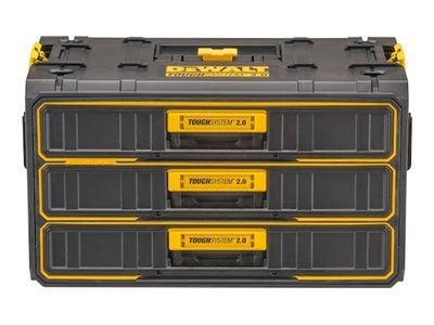 DeWALT TOUGHSYSTEM 2.0 - Verktygslåda - 3 lådor - ABS-plast