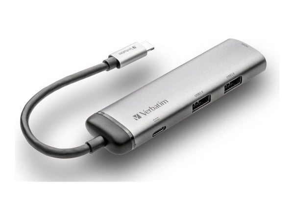 Verbatim - Hub - 2 x SuperSpeed USB 3.0 + 1 x HDMI - stasjonær