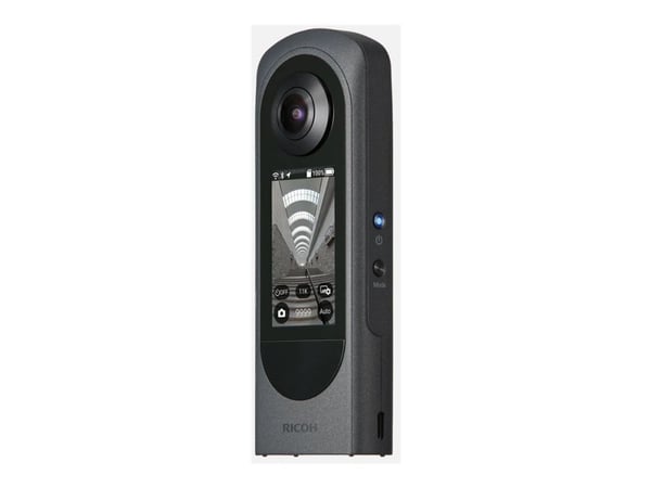 Ricoh THETA X (2023) - 360 grader videokamera - 5.7K / 30 fps - 48.0 MP - blixt 46 GB - flashkort - Wi-Fi, Bluetooth