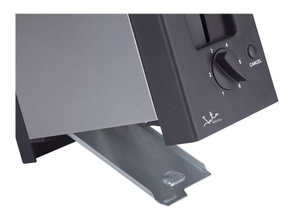 Jata electro TT607 - Brödrost - 2 skiva - 2 Kortplatser - svart/inox