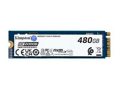 Kingston Data Center DC2000B - SSD - Enterprise - 480 GB - inbyggd - M.2 2280 - PCIe 4.0 x4 (NVMe)
