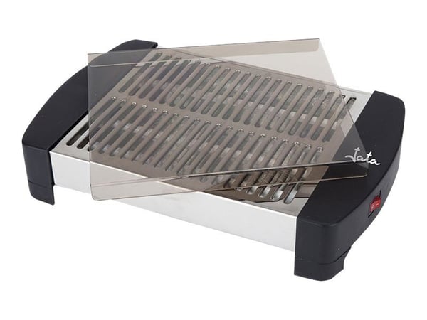 Jata electro TT589NG - Liggende toastjern - svart/inox