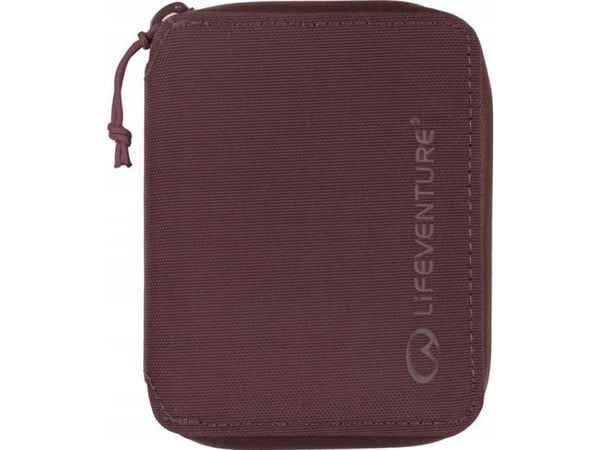 Lifeventure RFID kortholder bi-fold, resirkulert, Plum
