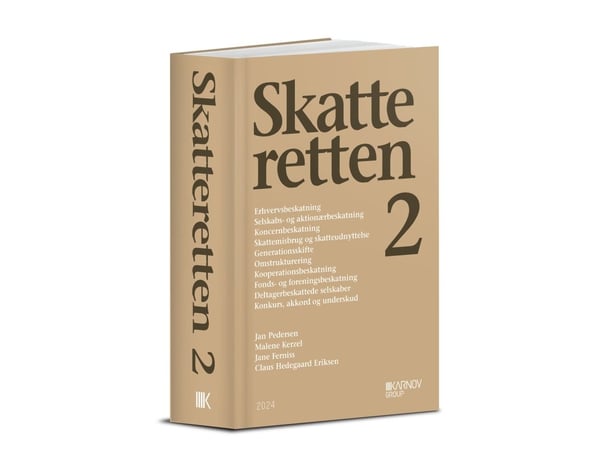 Skatteretten 2 | Jan Pedersen; Malene Kerzel; Jane Ferniss; Claus Hedegaard Eriksen | Språk: Dansk