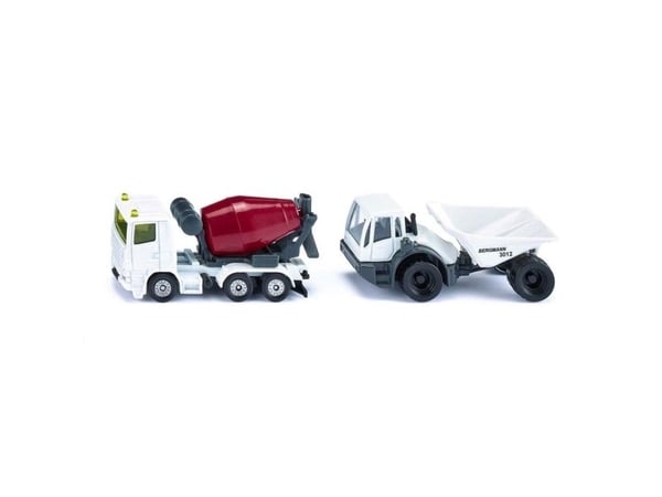 Siku 1692, Dumper, 3 år, Metall, Plast, Sort, Rød, Hvit