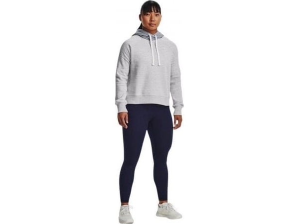 Under Armour Rival Fleece CB Hoodie pilka 1373031 014 (2XL)