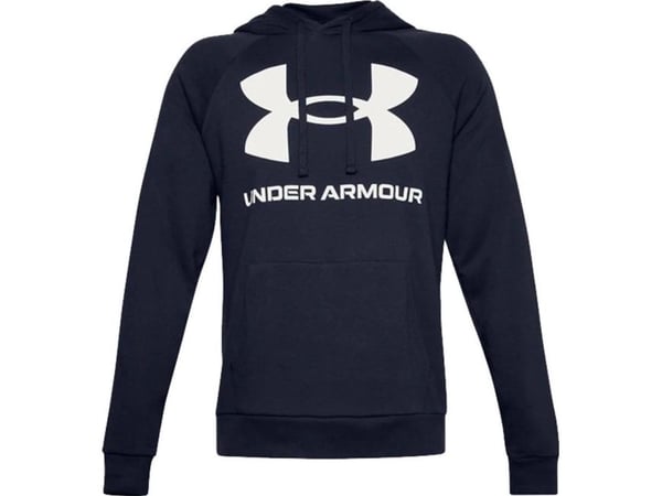 Under Armour Rival Fleece Big Logo HD tummansininen 1357093 410 (S) (S)