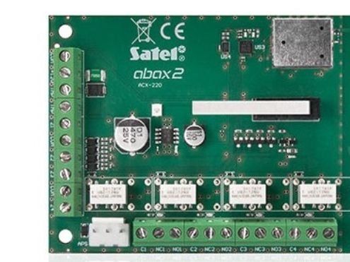 Satel ACX-220, Förlängningsmodul, Grön, 868 - 868.6 MHz, 2000 m, Kabel, 12 V