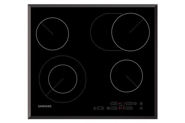 Samsung CTR464NC01/EG, Sort, Innebygget, 60 cm, Keramisk, Glass-keramikk, 4 zone(s)