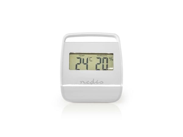 Nedis - Termohygrometer - digital - hvit