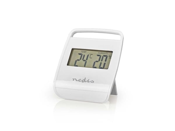 Nedis - Termohygrometer - digital - hvit