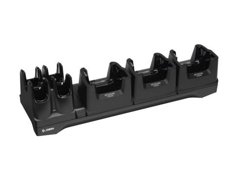 Zebra - Ladeholder - 3 device slots/4 toaster slots - utgangskontakter: 7 - for Zebra RFD40 Standard, RFD90