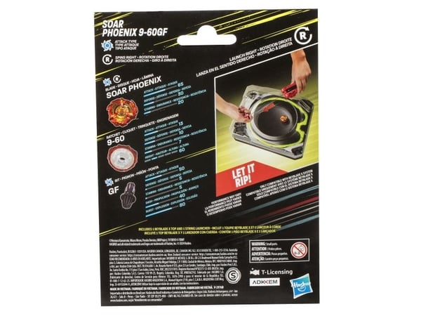 Beyblade X BX Deluxe String Launcher & Top Set