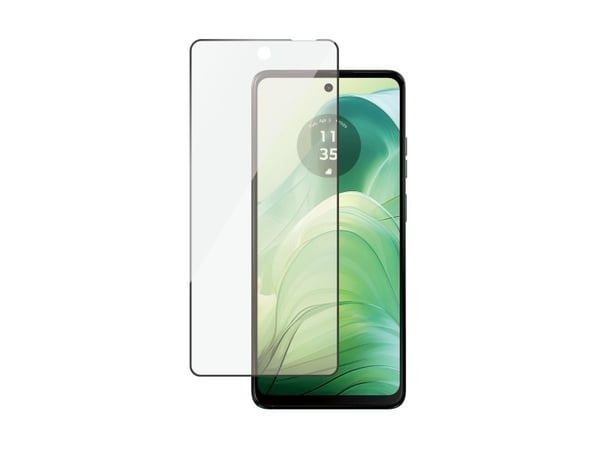 SAFE. by PanzerGlass - Skjermbeskyttelse for mobiltelefon - ultrabred passform - glass - rammefarge svart - for Motorola Moto G04, G24, G24 Power