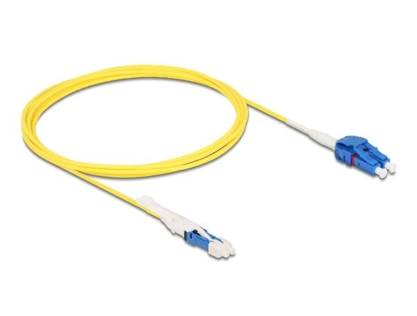 Delock - Nettverkskabel - CS enkeltmodus (hann) til LC-enkeltmodus (hann) - 2 m - 2 mm - fiberoptisk - dupleks - 9 / 125 micron - G.657.A2/OS2 - ha...