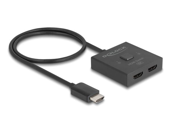 DeLOCK 18901, HDMI, Plast, Sort, 144 Hz, 3840 x 2160, 7680 x 4320, 7680 x 4320 piksler