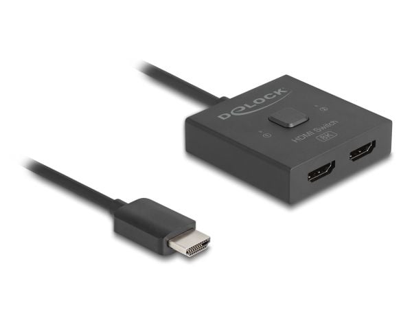 DeLOCK 18901, HDMI, Plast, Sort, 144 Hz, 3840 x 2160, 7680 x 4320, 7680 x 4320 piksler