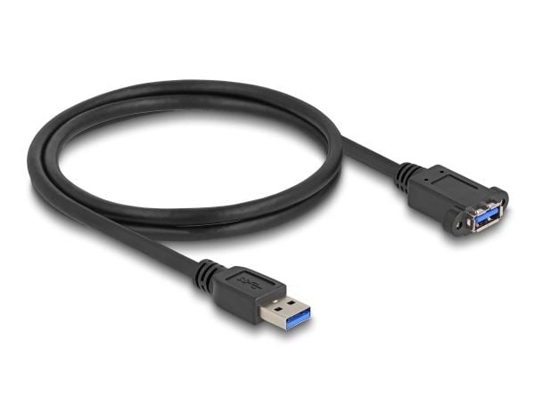 Delock 80486 - USB 3.0 Kabel A hann til hunn 1,0 m - Kabel - Digital/Data (80486)