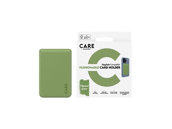 PanzerGlass CARE™ by ® Card Holder Green iPhone, Suojus, Apple, Apple - iPhone, Vihreä