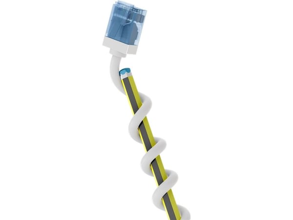 Goobay 74244, 0,15 m, Cat6a, U/UTP (UTP), RJ-45, RJ-45, Hvit Goobay 74244, 0,15 m, Cat6a, U/UTP (UTP), RJ-45, RJ-45, Hvit
