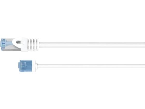 Goobay 74301, 10 m, Cat6a, U/UTP (UTP), RJ-45, RJ-45, Hvit