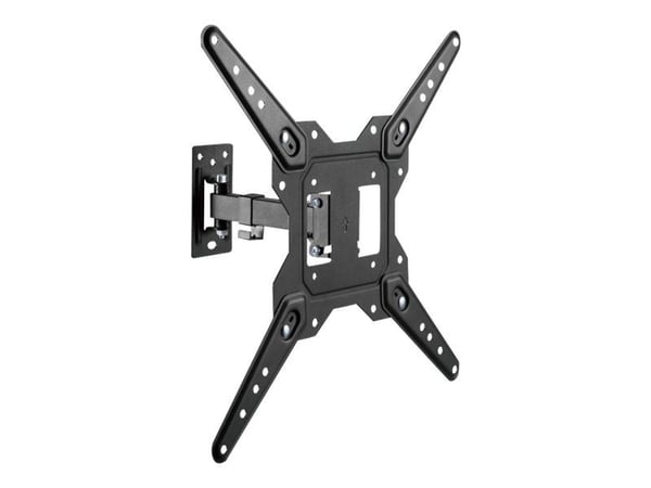 SBOX LCD-441 - Monteringssett (veggmontering) - universal and full-motion - for LCD-TV - stål - svart - skjermstørrelse: 23"-55"