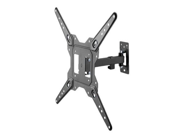 SBOX LCD-441 - Monteringssett (veggmontering) - universal and full-motion - for LCD-TV - stål - svart - skjermstørrelse: 23"-55"