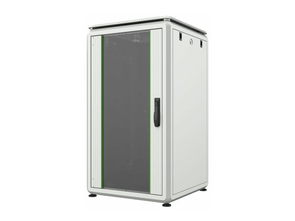 Lanview by Logon Data Line - Rack skåp - 600 x 600 mm, data line - fristående - vit - 20U - 19"