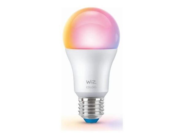 WiZ Colors - LED-lyspære - form: A60 - mattslipt finish - E27 - 8.5 W (ekvivalent 60 W) - klasse F - RGB-lys - 2200-6500 K