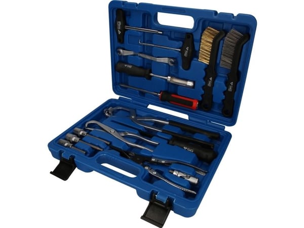 KS TOOLS Werkzeuge-Maschinen GmbH Jarrurumpujen ja jarrulevyjen yleistyökalusarja, 15 kpl (BT701250)