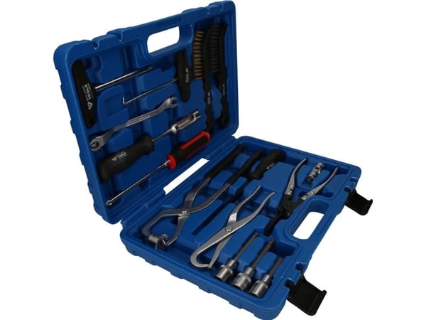 KS TOOLS Werkzeuge-Maschinen GmbH Jarrurumpujen ja jarrulevyjen yleistyökalusarja, 15 kpl (BT701250)