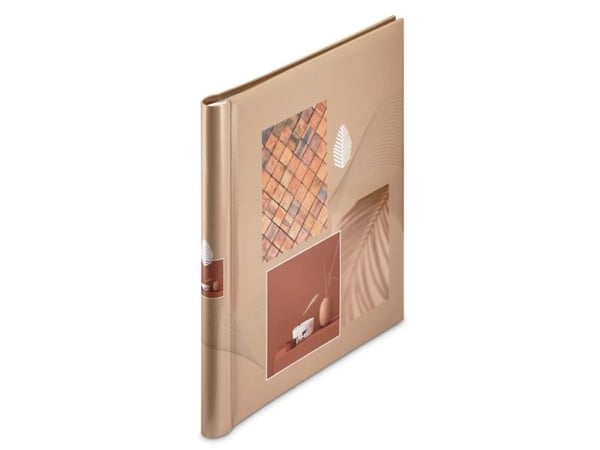 Hama Singo II, Brun, 40 ark, 10 x 15, Spiralbindning, 100 x 150 mm, Vit