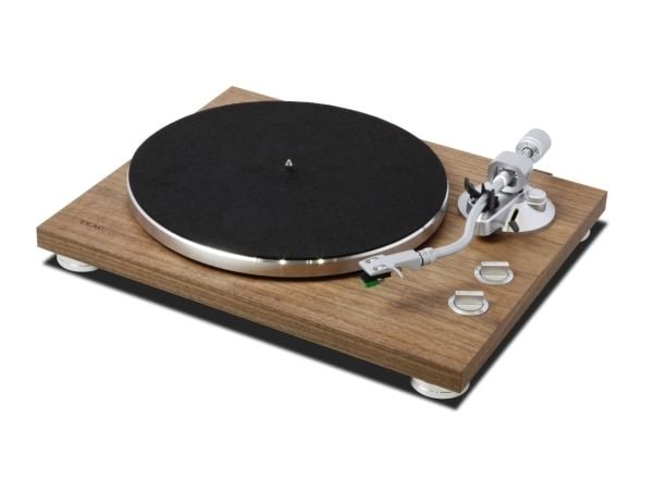 TEAC TN-400BT-X, Beltedrevet platespiller, Manuell, Svart, Valnøtt, Aluminium, 33,45,78 RPM, MM-type (VM-type)