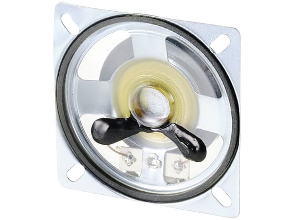 TRU COMPONENTS mini-høyttalere 6,6 cm 5 W 8 O 92 dB plastmembran transparent membran