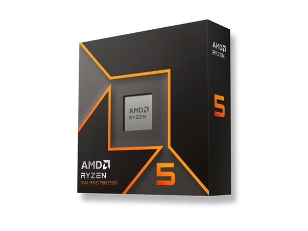 AMD Ryzen 5 9600X - 3.9 GHz - 6-core - 12 tråder - 32 MB cache - Socket AM5 - PIB/WOF